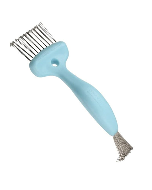 Olivia Garden The Brush Cleaner - Hair Brush Cleaner Tool for all Brush Sizes and Models - Removes Build-Up - 2 Tools in 1 - Beauty Care Accessories