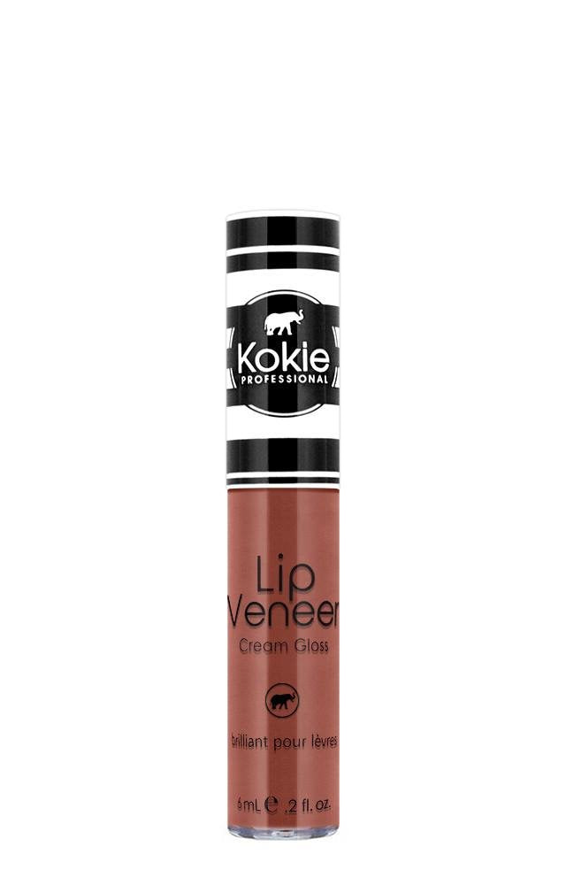 Kokie Cosmetics Lip Veneer Cream Lip Gloss, Unspoken, 0.2 Fluid Ounce