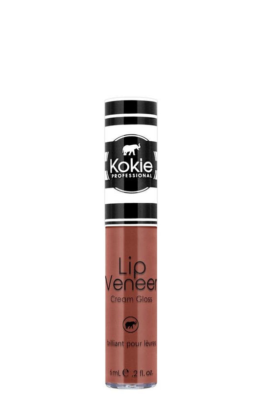 Kokie Cosmetics Lip Veneer Cream Lip Gloss, Unspoken, 0.2 Fluid Ounce
