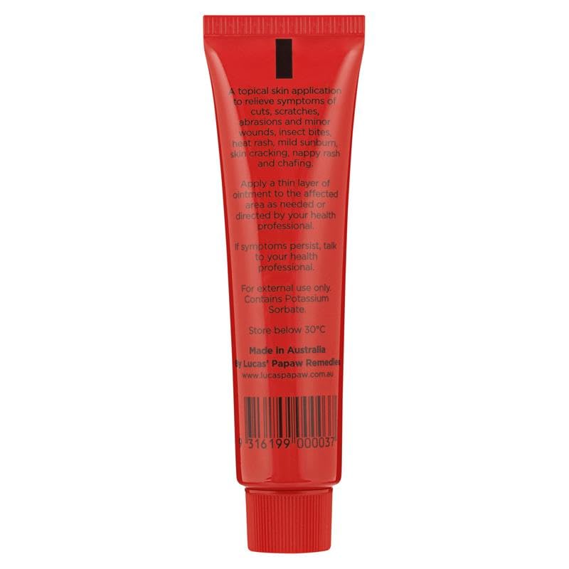 Lucas Papaw Ointment 25g - Soothing Lip and Skin Healing Balm with Fresh Fermented Carica Papaya, Natural Ingredients, Suitable for All Skin Types Beauty and Personal Care Lucas Papaw