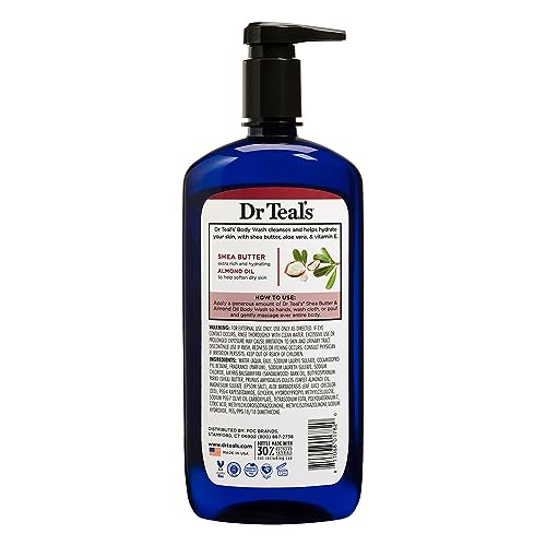 Dr Teals Body Wash Shea Butter And Almond Oil 24oz