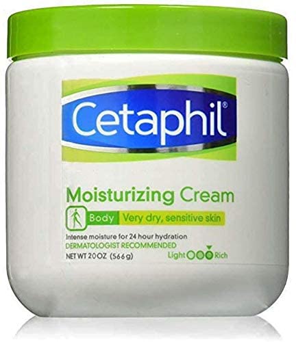 Cetaphil Moisturizing Cream, 16oz (Pack of 2), Hydrating Moisturizer For Dry To Very Dry, Sensitive Skin, Body Cream Completely Restores Skin Barrier