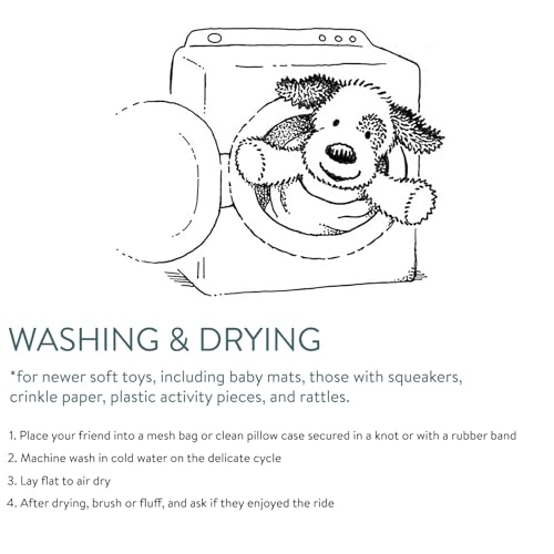 Mary Meyer Taggies Crinkle Me Baby Toy, Sherbet Lamb