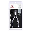 Professional Cuticle Nipper Mundial 772 PR - Brazilian Manicure Quality Long Handle Stainless Steel Trimmer Cutter for Fingernails and Toenails