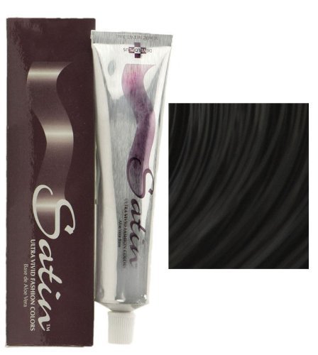 Satin Hair Color - ultra vivid fashion colors - 1N - Black