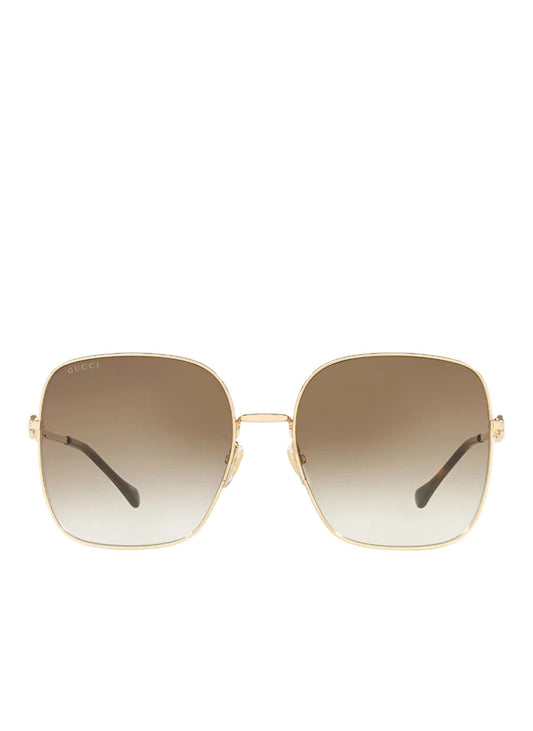Gucci GG0879S Gold/Brown Shaded 61/18/140 women Sunglasses