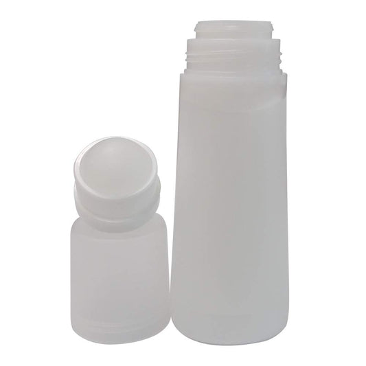 Roll-on Head Top Plastic Applicator Refillable Hygienic Liquid Bottles Skin Care Scalp Hair Loss Care Medicine Cosmetic Travel Use (70ml)
