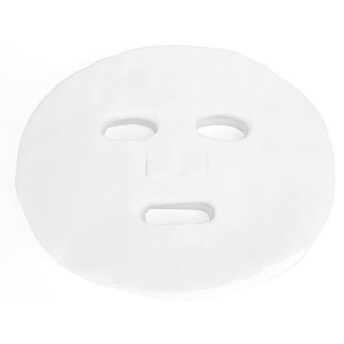 Cayanmydery cotton Facial Mask Paper, Spa Skin Care Face Mask Paper Pre-cut Facial Paper Sheet Facial Mask (100 Pcs)