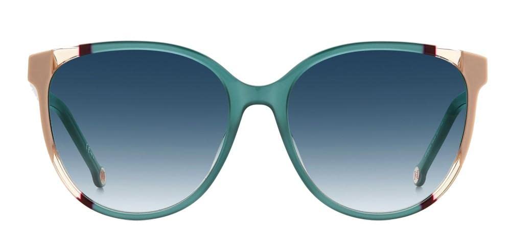 Carolina Herrera CH 0063/S Teal Brown/Dark Blue Shaded 58/17/145 women Sunglasses