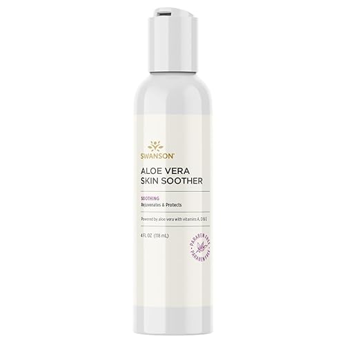 Swanson Aloe Vera Skin Soother 4 fl Ounce (118 ml) Gel