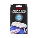 Kiss Salon X-tend Pro LED Lamp, LED Gel Nail Kit System, 10 Watts, For Curing Salon X-tend Press On Nails, Wide Coverage, LED Hand Guide, USB-C Power Beauty & Personal Care KISS