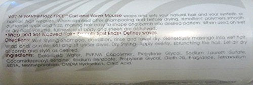 Wet N Wavy Curl Foam Mousse, 8 Ounce