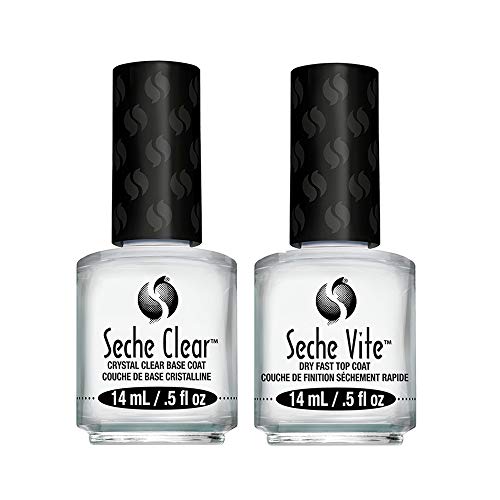 Seche Clear Vite, Base Coat and Top Coat for Nail Polish Beauty & Personal Care Seche