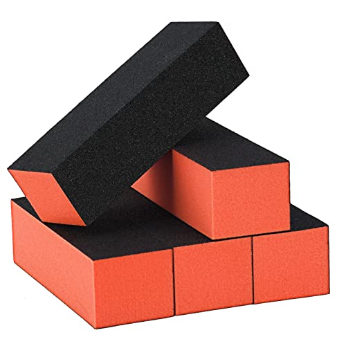 Maryton Nail Buffer Block, Medium/Fine Grit 100/180 Finishing Buffers for Acrylic Nails Gel Polish Nails, 3 Way Professional Pedicure Manicure Buffer Beauty and Personal Care MARYTON Default Title