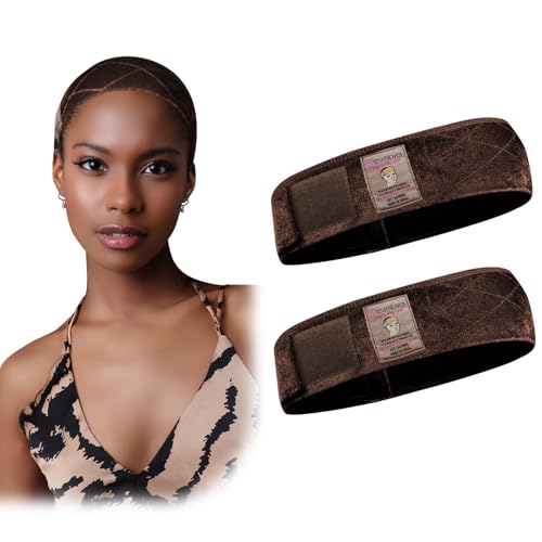 Dreamlover Wig Grip Bands, Dark Brown, 2 PCS Beauty and Personal Care Dreamlover Default Title
