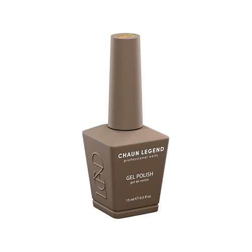 Chaun Legend Gel Nail Polish | Mauve Out The Way LG5194 (cool mushroom brown) | Soak Off UV LED Cure Gel Polish High Gloss 15ml Beauty & Personal Care Chaun Legend Professional Nails