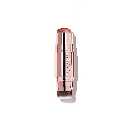 Anastasia Beverly Hills Stick Blush - Ultra-Lightweight Cream Blush Stick with Synthetic Fiber Brush for Seamless, Natural Glowing Color - Bubble Gum