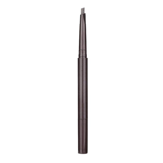 Grey Eyebrow Pen with Brush, Gray Automatic Double-Ended Eyebrow Make-Up Pencil, Angled Tip and Spoolie Brush(4# gray)