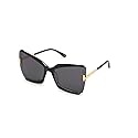 Tom Ford FT0766 03A Black FT0766 Butterfly Sunglasses Lens Category 3 Size 63mm