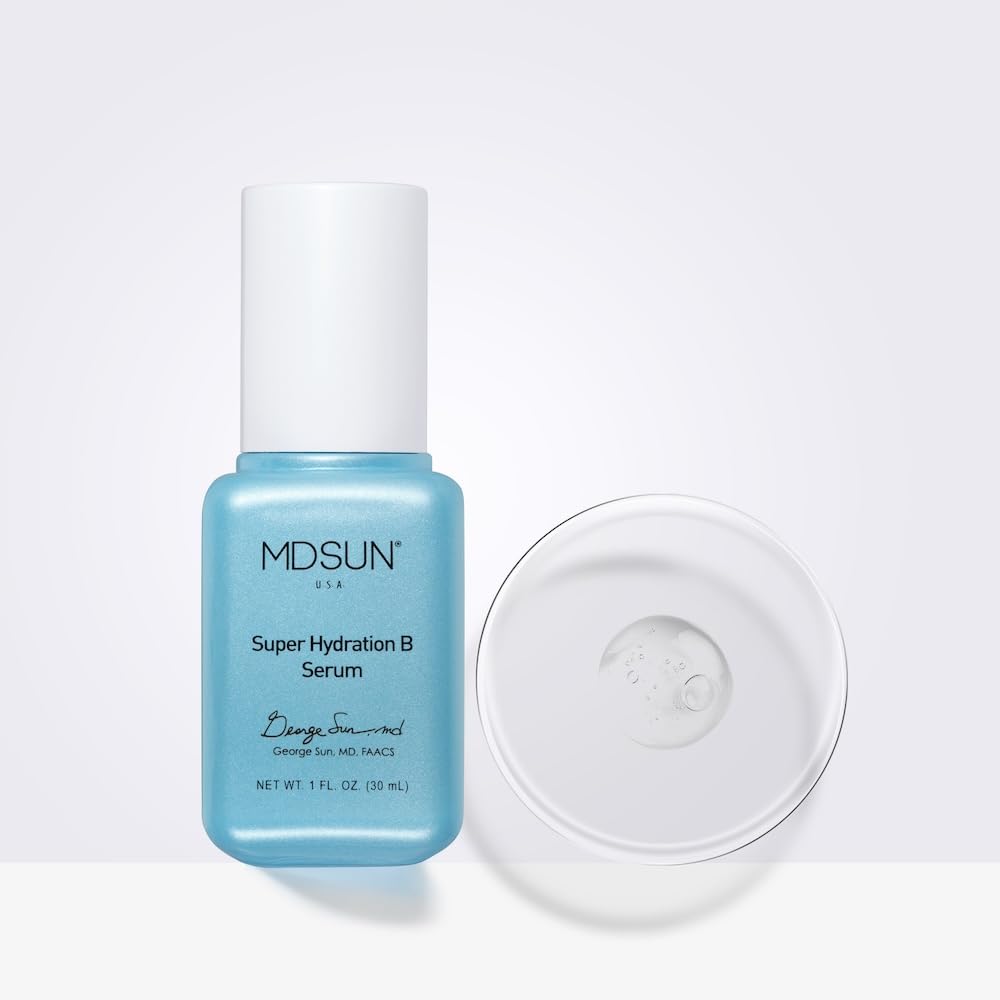 MDSUN Super Hydration B Serum, Face Serum, Antioxidant & Anti-Aging Formula, Best to Hydrate, Moisturize & Reduce Lines, Wrinkles, Uneven skin tone