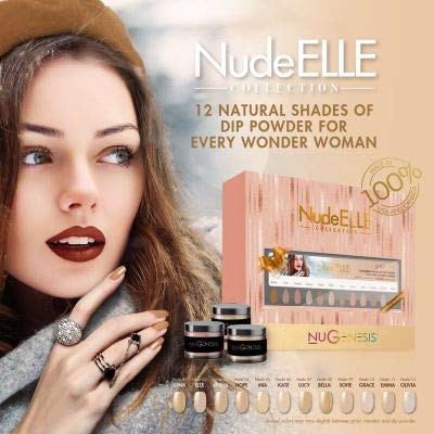 Nugenesis Dip Powder | NudeELLE collection | Nude 01 Beauty & Personal Care Nugenesis