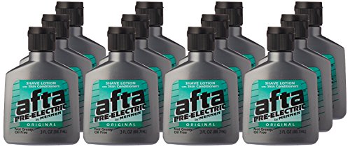 Afta Pre-Electric Shave Lotion With Skin Conditioners Original 3 oz