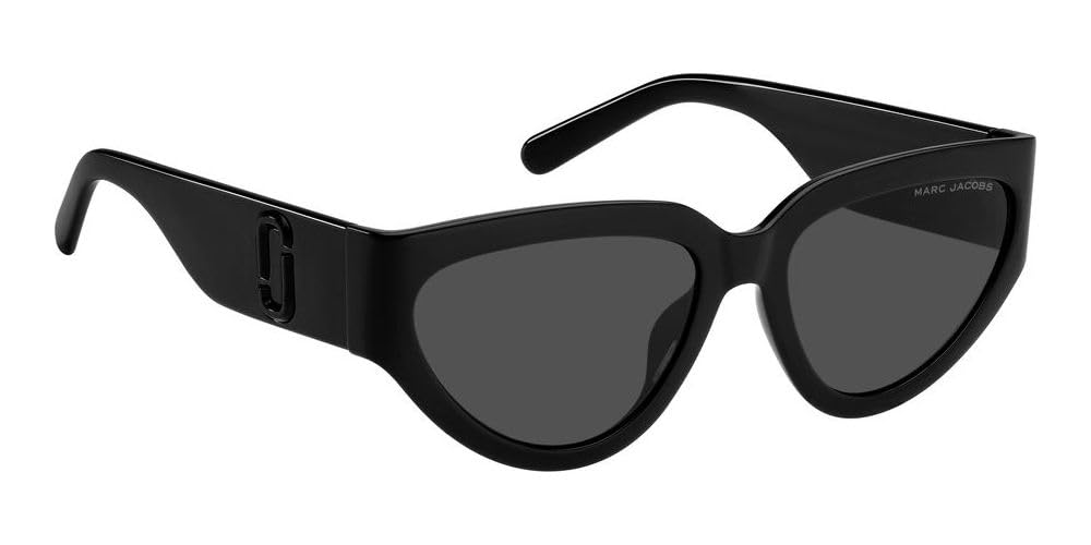 Marc Jacobs Unisex Sunglasses, 807/Ir Black, 57
