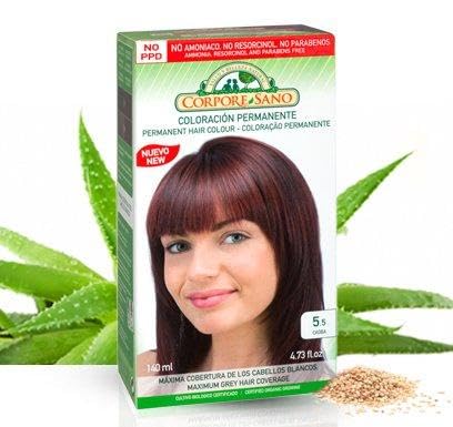 Corpore Sano Permanent Hair Color (Does Not Contain: PPD. AMMONIA, RESORCINOL, PARABENS. (~ 5.5 Mahogany) Beauty & Personal Care Corpore Sano