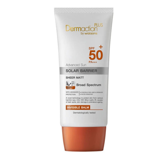 Dermaction Plus Advanced Sun Solar Barrier Sheer Matt Invisible Balm SPF50