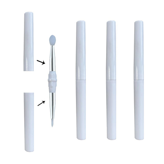 LORMAY 4 Pcs Double Sided Silicone Makeup Brushes for Eyeliner, Eyeshadow, and Lip Mask Beauty & Personal Care LORMAY