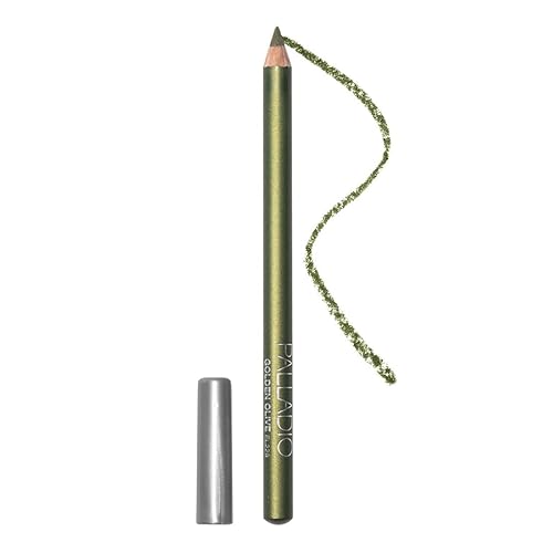 Palladio Wooden Eyeliner Pencil, Thin Pencil Shape, Easy Application, Firm yet Smooth Formula, Perfectly Outlined Eyes, Contour and Line, Long