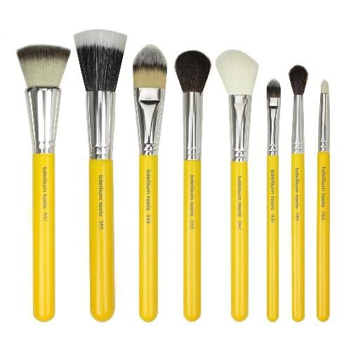 Bdellium Tools Professional Makeup Brush Studio Series - Luxury 24pc. Brush Set with Roll-Up Pouch