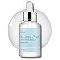 IUNIK Beta-Glucan Power Deep Moisture Serum - Intense Hydration Vegan Korean Serum with Mushroom Yeast Extract - For Dry, Mature, Sensitive Skin, Fine