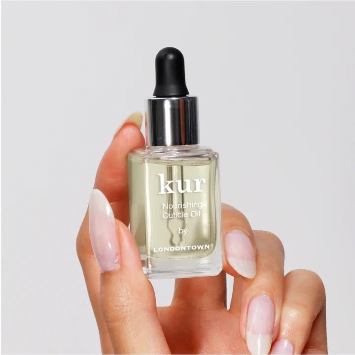 LONDONTOWN Nourishing Cuticle Oil - Moisturizing Nail Care for Growth and Strength for Dry Damaged Cuticles, Vegan & Cruelty Free - .40fl oz