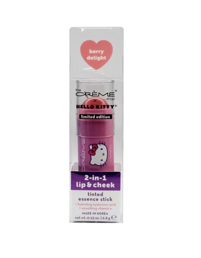 The Crème Shop X HELLO KITTY(PURPLE) 2-IN-1 LIP AND CHEEK TINTED STICK - BERRY DELIGHT