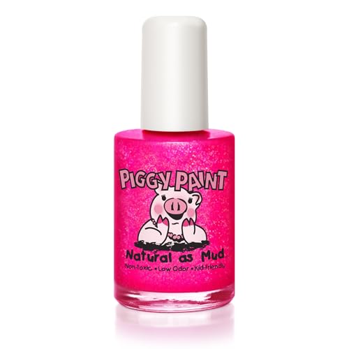 Piggy Paint | 100% Non-Toxic Girls Nail Polish | Safe, Cruelty-free, Vegan, & Low Odor for Kids | Neon Lights
