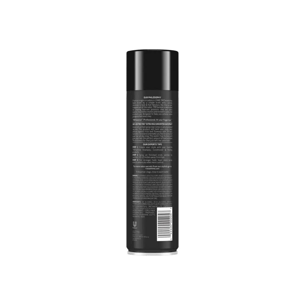 Tresemme Hairspray Extra Hold #4 11 Ounce Unscented (Pack of 3)