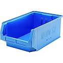 Quantum Storage K-QMS532BL-3 3-Pack Magnum Heavy Duty Plastic Storage Bin, 19-3/4" x 12-3/8" x 7-7/8", Blue