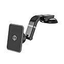 Mighty Mount Magnetic Car Mount with Ultra Strong Magnets - Car Phone Holder Perfect for Magsafe Compatible Device iPhone 12-17 & iPhone Air, Galaxy…