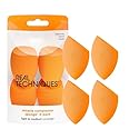 Real Techniques Miracle Complexion Beauty Sponge Makeup Blender, Set of 4