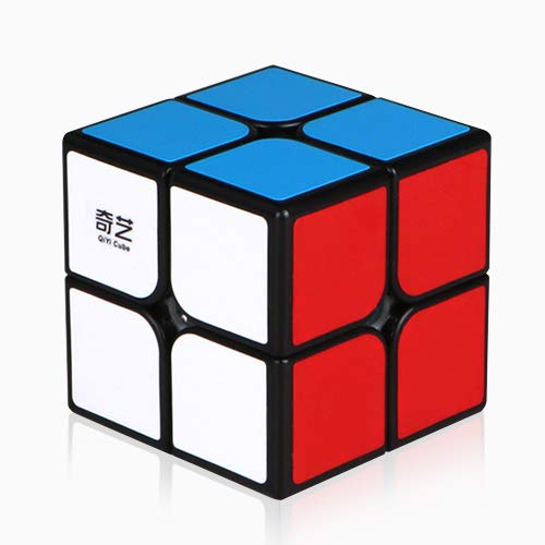 Qiyi Qidi Speed Cube 2x2 – Smooth Bright-Light Sticker, Classic Colors, Educational Puzzle Toy to Improve Child’s Concentration & Responsiveness