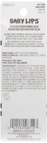 Maybelline New York Baby Lips Glow Lip Balm, My Pink, 0.13 oz.