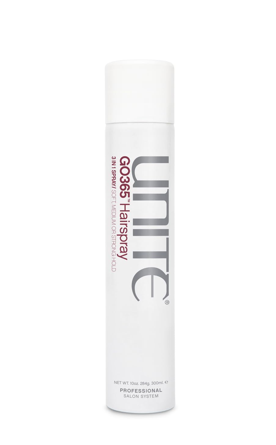UNITE Hair - GO365 Hairspray - Adjustable 3-in-1 Professional Styling Hairspray - Flexible, Non-Flaking Hold for Soft, Medium, or Strong Control