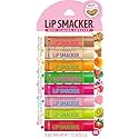 Lip Smacker Original & Best Holiday Flavored Lip Balm Party Pack, Oatmeal Cookie, Vanilla, Mango, Watermelon, Tropical Punch, Cotton Candy, Kiwi