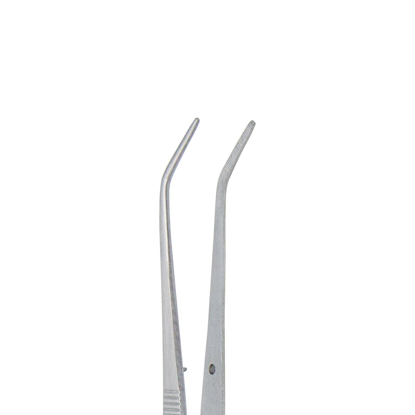 Stainless Steel Tweezers, with Curved Serrated Tip Multipurpose Tweezers Sewing Machine Tweezers Forceps for Craft Repairing (1) Beauty and Personal Care SURGICAL ONLINE