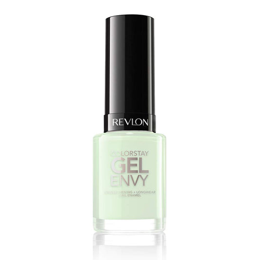 Revlon ColorStay Gel Envy Longwear Nail Polish, with Built-in Base Coat & Glossy Shine Finish, in Blue/Green, 225 Cha-Ching, 0.4 oz Beauty & Personal Care REVLON