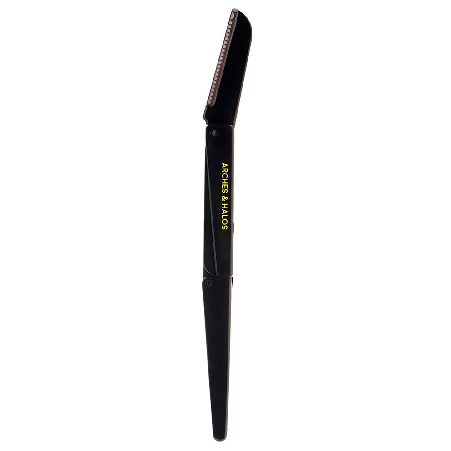 Arches and Halos Two Pack Tri-Fold Eyebrow Razor - Travel Size Eye Brow Razors for Women - Rust-Proof - Ease to Use for Precise Shaving - 1 pc