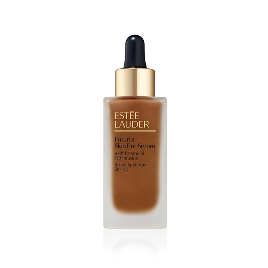 Estée Lauder Futurist Skin Tint Serum Foundation SPF 20 with Glycerin | Light Coverage, 1.0 Fl Oz, 5C1 Rich Chestnut