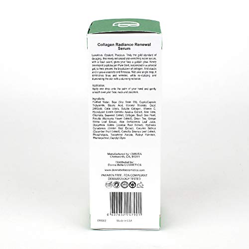 Collagen Serum with Retinol - Best Anti Aging and Anti Wrinkle Serum with Retinol and Hyaluronic Acid - Donna Bella Cosmetics Signature Collagen Serum