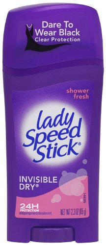 Lady Speed Stick Antiperspirant/Deodorant, Invisible Dry, Shower Fresh, 2.3 Ounce (Pack of 6) Beauty & Personal Care Mennen
